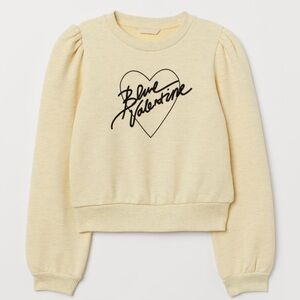 H&M blue valentine sweater